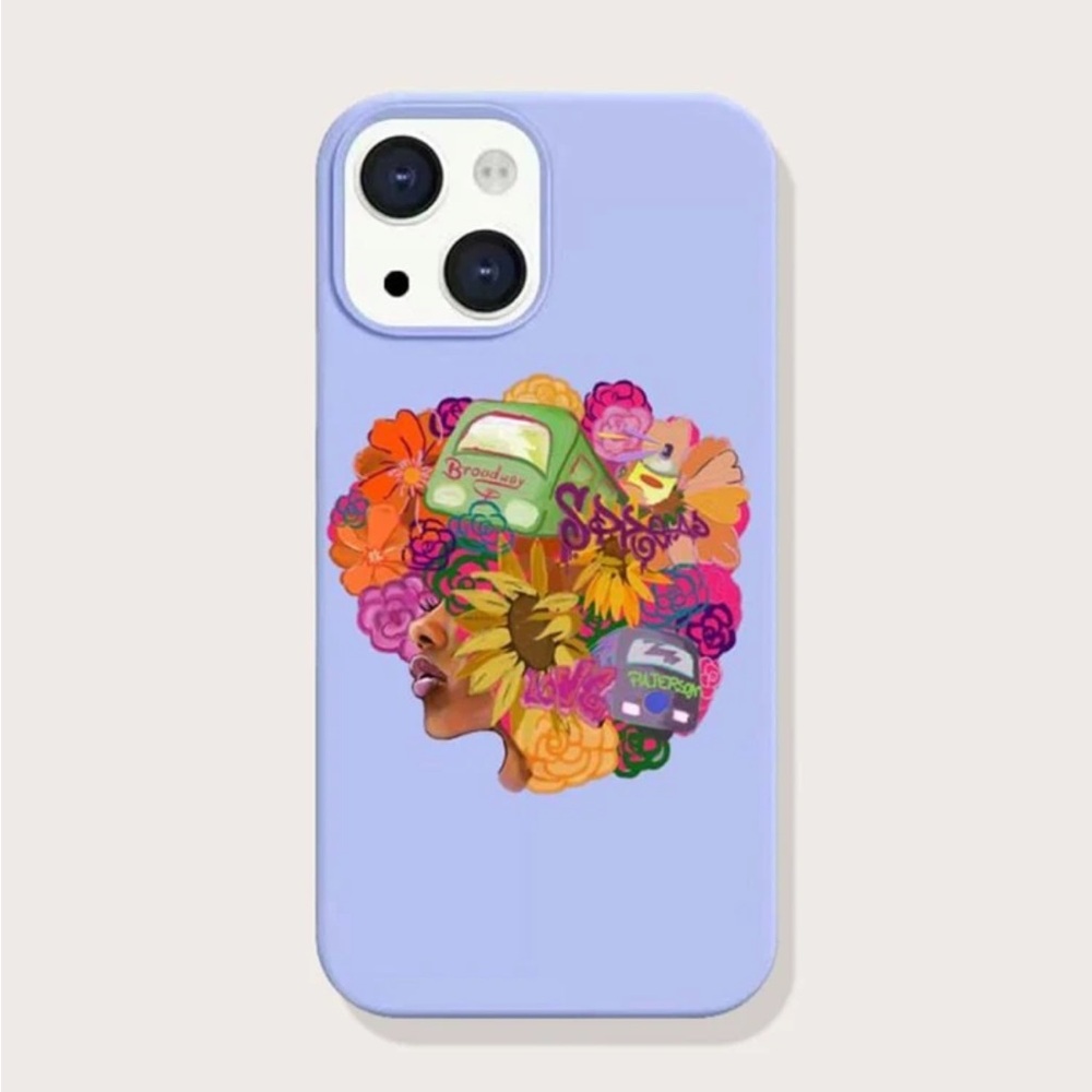 Sunniishine Floral Pattern Phone Case for iPhone 12 Pro